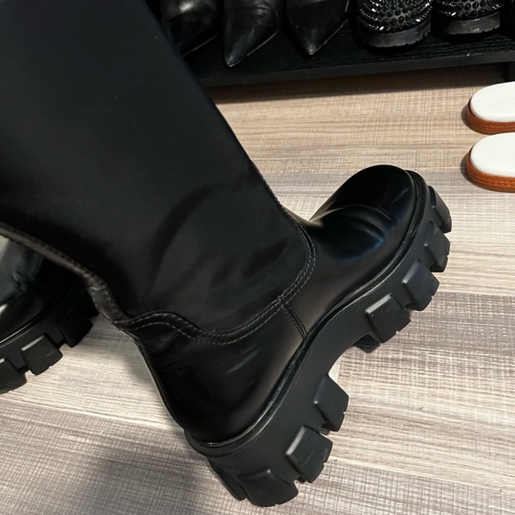 Prada Monolith Platform Riding Boot - Picture 5 of 9